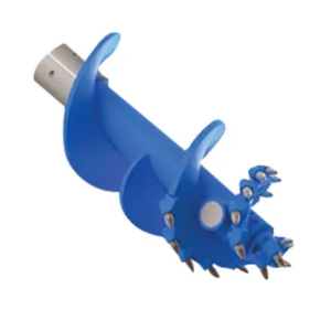 Continuous flight Auger Cutting Head